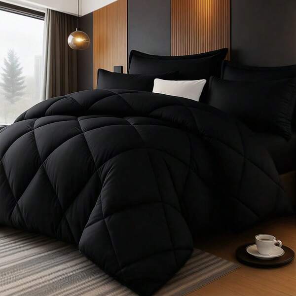 KTAbedding 2/3PCS,Minimalist Diamond Grid Oversized Quilt Set,All-Season Universal,Includes 1 Quilt + 1/2 Pillowcases,Perfect For Holiday Gifting.